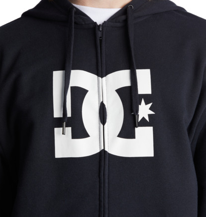 Black Men DC Shoes DC Star Zip-Up Hoodie | DC-9130458