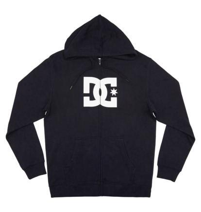 Black Men DC Shoes DC Star Zip-Up Hoodie | DC-9130458