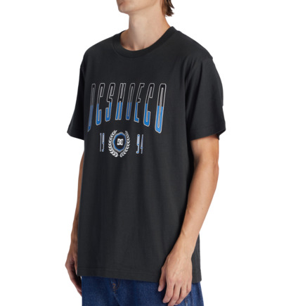 Black Men DC Shoes Dropout T-Shirt | DC-9268073