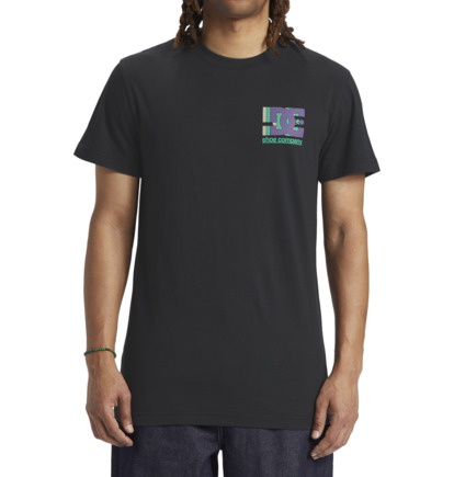 Black Men DC Shoes Explorer T-Shirt | DC-8563074