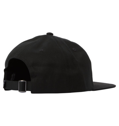 Black Men DC Shoes Fall Back Strapback Cap | DC-2479860