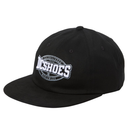 Black Men DC Shoes Fall Back Strapback Cap | DC-2479860