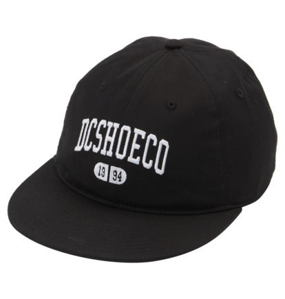 Black Men DC Shoes Gymnasium Strapback Cap | DC-4380672