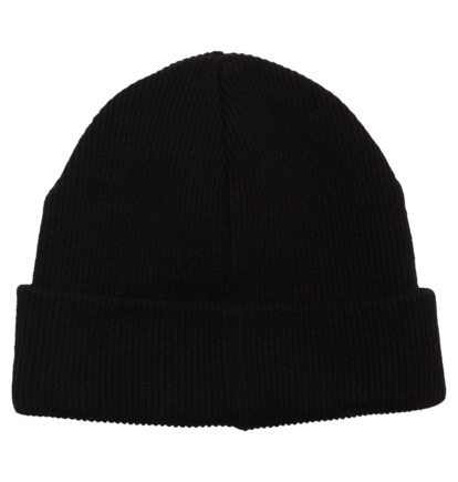 Black Men DC Shoes Label Beanie | DC-1826947