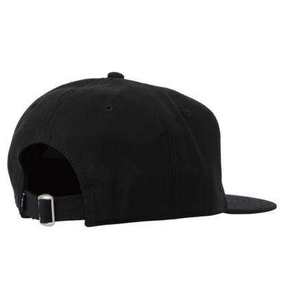 Black Men DC Shoes Loader Strapback Cap | DC-7310854