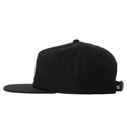 Black Men DC Shoes Loader Strapback Cap | DC-7310854