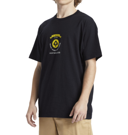 Black Men DC Shoes Lucky Hand T-Shirt | DC-1245978