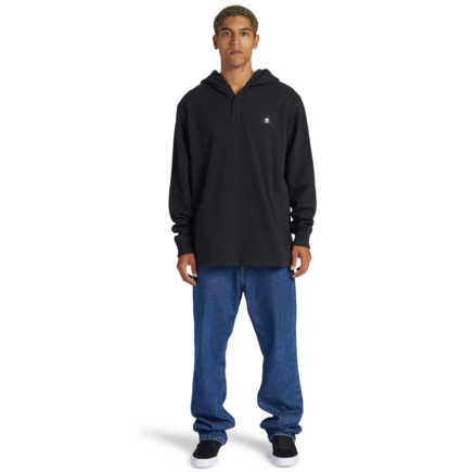 Black Men DC Shoes Offpeak Hoodie | DC-3180645