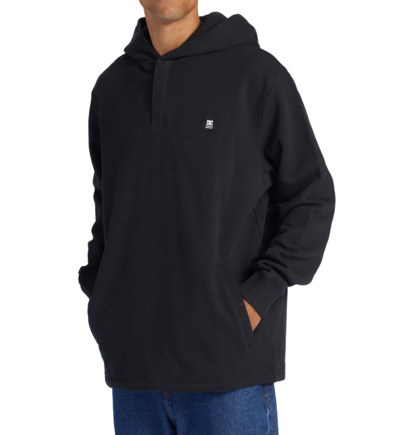 Black Men DC Shoes Offpeak Hoodie | DC-3180645