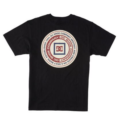 Black Men DC Shoes Old Head T-Shirt | DC-9705324