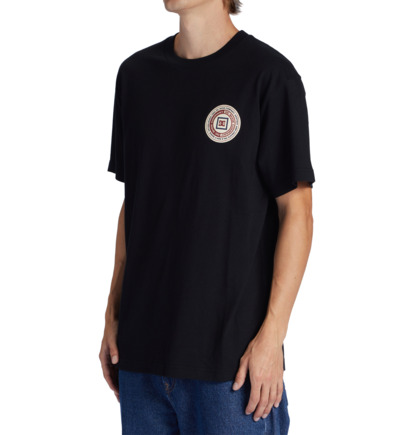 Black Men DC Shoes Old Head T-Shirt | DC-9705324