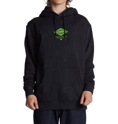 Black Men DC Shoes Outland Hoodie | DC-1680953