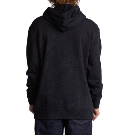 Black Men DC Shoes Outland Hoodie | DC-1680953