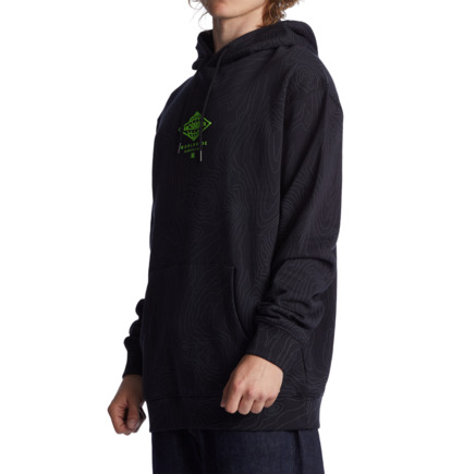 Black Men DC Shoes Outland Hoodie | DC-1680953