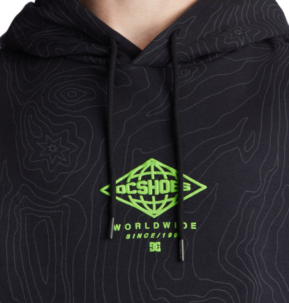 Black Men DC Shoes Outland Hoodie | DC-1680953