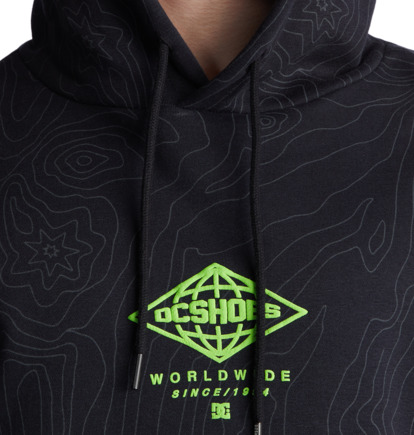 Black Men DC Shoes Outland Hoodie | DC-1680953