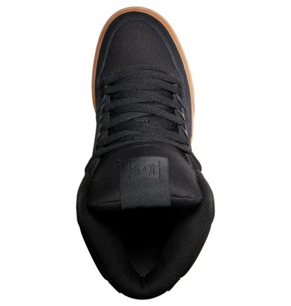 Black Men DC Shoes Pure High-Top Sneakers | DC-5073482