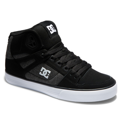 Black Men DC Shoes Pure High-Top Sneakers | DC-8960432