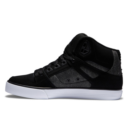 Black Men DC Shoes Pure High-Top Sneakers | DC-8960432