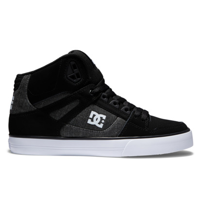 Black Men DC Shoes Pure High-Top Sneakers | DC-8960432