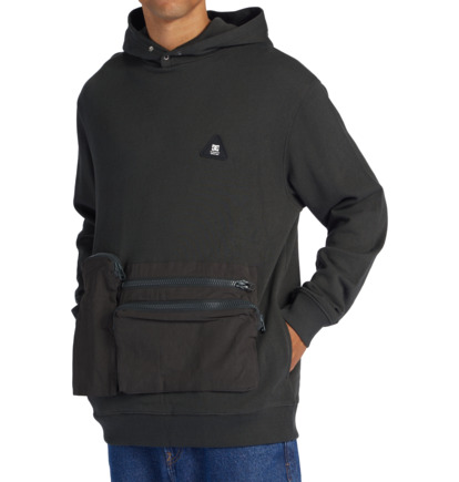 Black Men DC Shoes Reserve Hoodie | DC-8036297