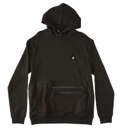 Black Men DC Shoes Reserve Hoodie | DC-8036297