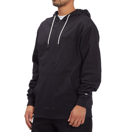 Black Men DC Shoes Riot Zip-Up Hoodie | DC-6251973