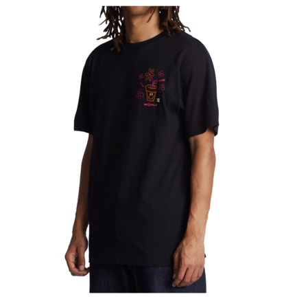 Black Men DC Shoes Save Us T-Shirt | DC-8342609