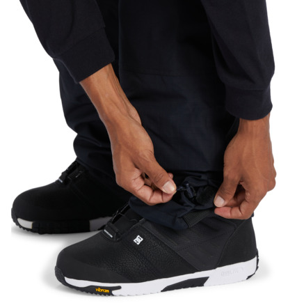 Black Men DC Shoes Shadow Technical Snowboard Pants | DC-9748051