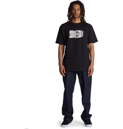 Black Men DC Shoes Shanahan Ring T-Shirt | DC-1046935