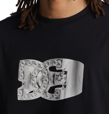 Black Men DC Shoes Shanahan Ring T-Shirt | DC-1046935