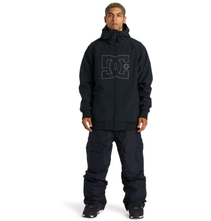 Black Men DC Shoes Spectrum Technical Softshell Snowboard Jackets | DC-7386915