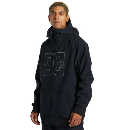 Black Men DC Shoes Spectrum Technical Softshell Snowboard Jackets | DC-7386915