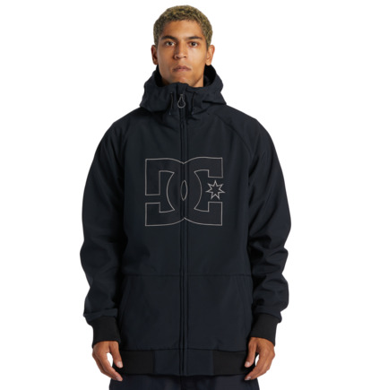 Black Men DC Shoes Spectrum Technical Softshell Snowboard Jackets | DC-7386915