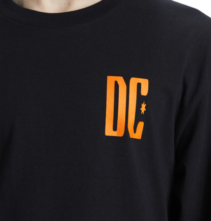 Black Men DC Shoes Sportster Long Sleeve T-Shirt | DC-5163824