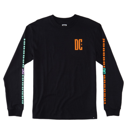 Black Men DC Shoes Sportster Long Sleeve T-Shirt | DC-5163824