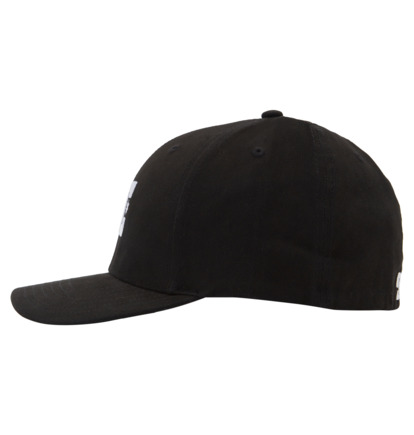 Black Men DC Shoes Star Flexfit Cap | DC-0871263