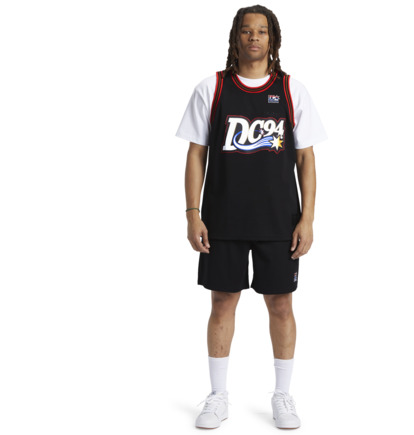 Black Men DC Shoes Starz 94 Jersey Muscle T-Shirt | DC-9476312