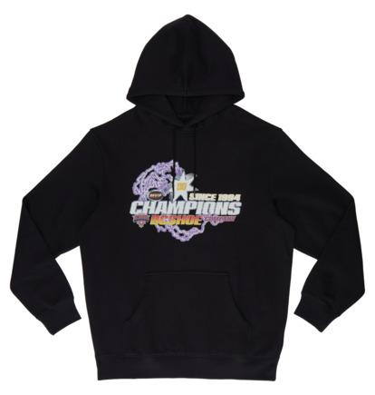 Black Men DC Shoes The Champs Pullover Hoodie | DC-4617395