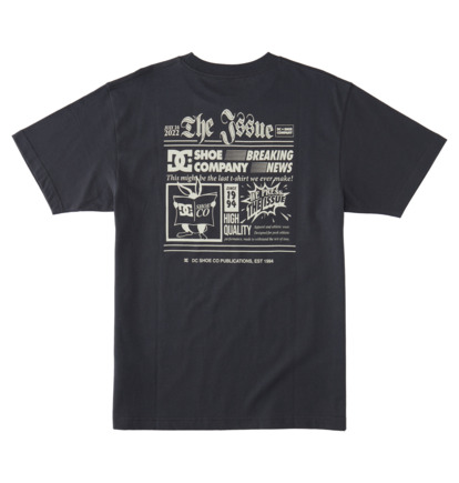 Black Men DC Shoes The Issue T-Shirt | DC-0687415