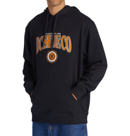 Black Men DC Shoes Tuition Hoodie | DC-5206794