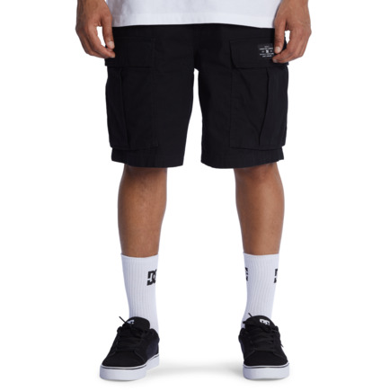 Black Men DC Shoes Tundra Shorts | DC-8349150