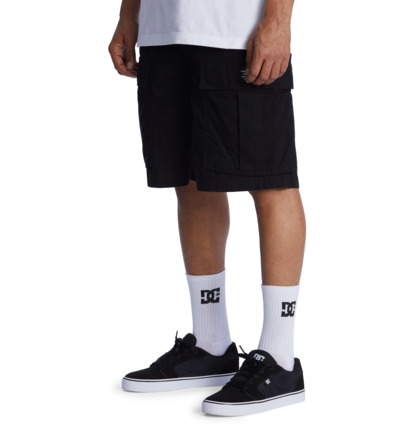 Black Men DC Shoes Tundra Shorts | DC-8349150