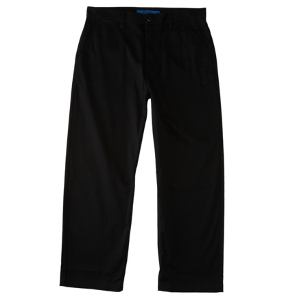 Black Men DC Shoes Worker Baggy Chino Pants | DC-5291804