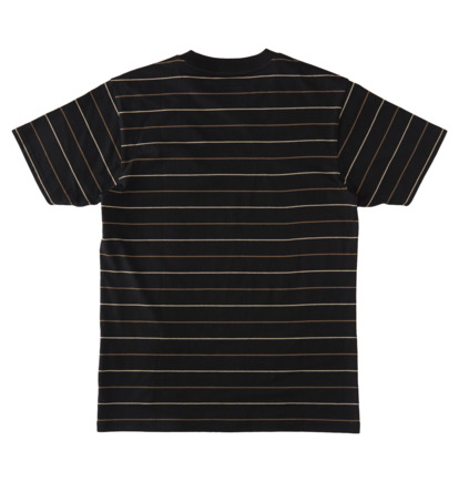 Black Stripes Men DC Shoes Lowstate Stripe T-Shirt | DC-6974283