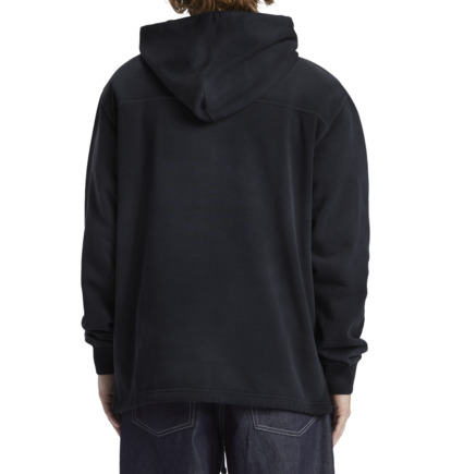 Black Wash Men DC Shoes Plume Pullover Hoodie | DC-1237460