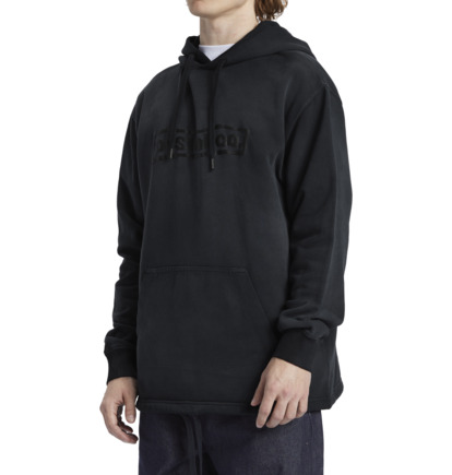 Black Wash Men DC Shoes Plume Pullover Hoodie | DC-1237460