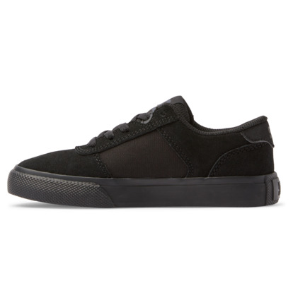 Black / Black Kids' DC Shoes Teknic Lace Up Skate Shoes | DC-2385471