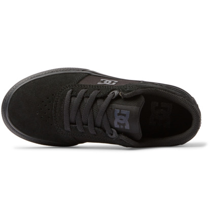 Black / Black Kids' DC Shoes Teknic Lace Up Skate Shoes | DC-2385471