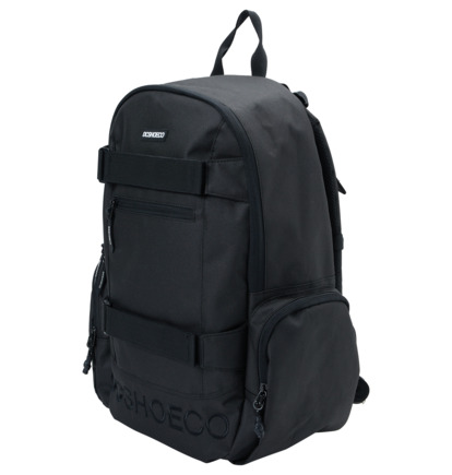 Black / Black Men DC Shoes Breed 25L Medium Backpacks | DC-5098643